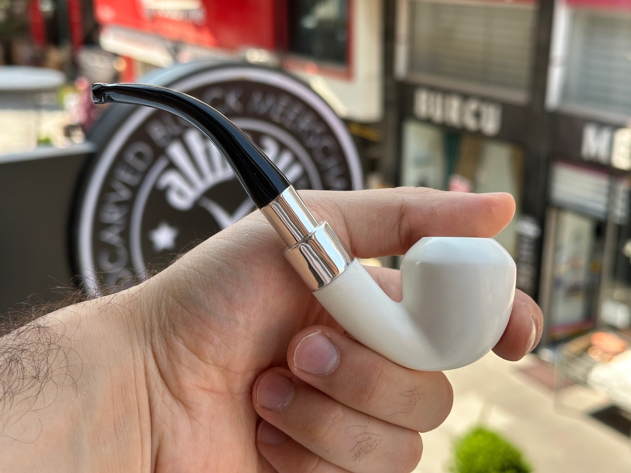 altinay-spigot-dublin-meerschaumpfeife-silber-steckmontur image 3