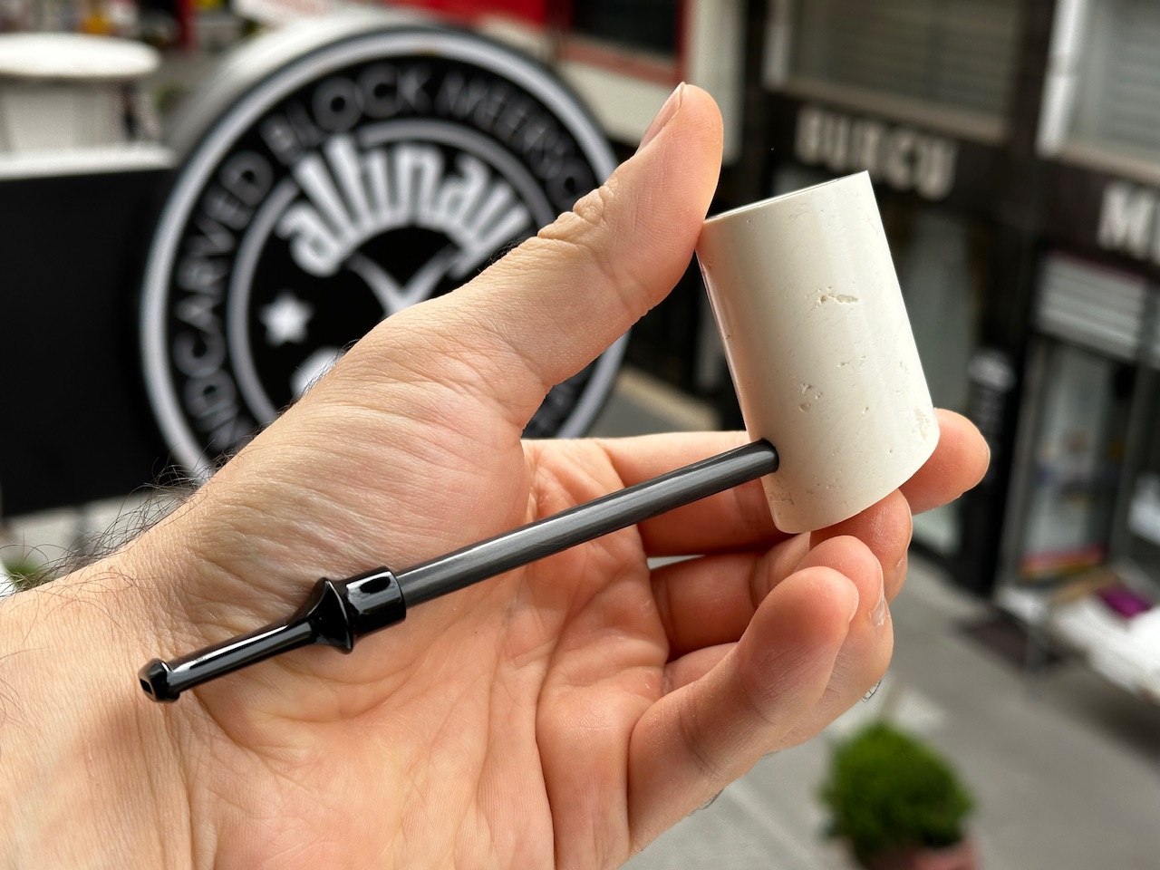 altinay-carbon-fiber-series-poker-meerschaumpfeife-natur-glatt-3 image 2