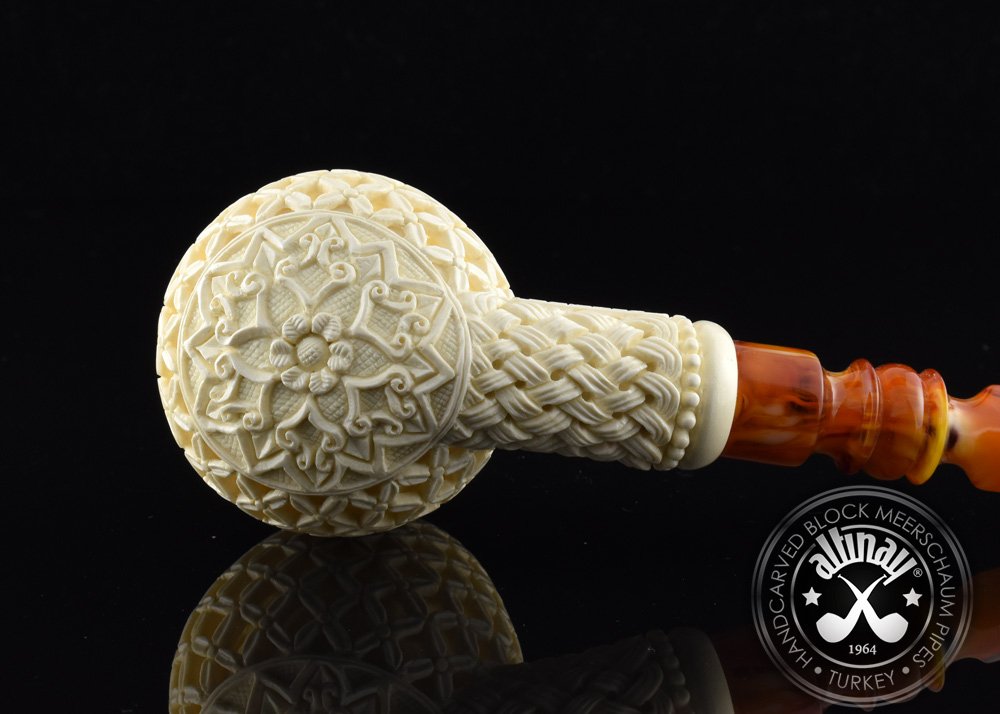altinay-classic-deep-carved-apple-meerschaumpfeife image 5