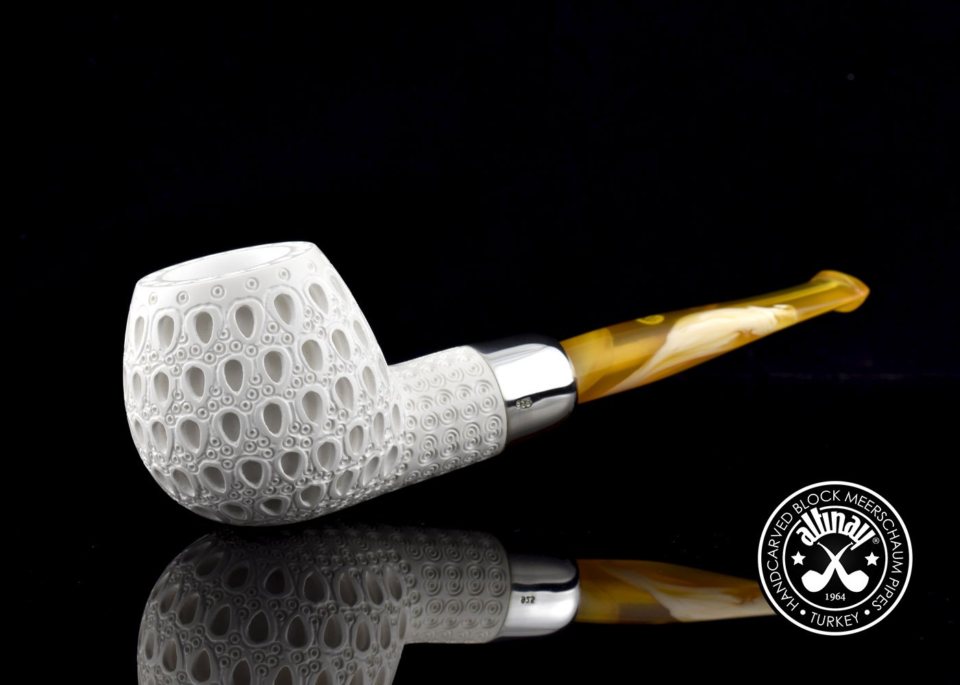 altinay-spigot-apple-32067-meerschaumpfeife-silber-army image 2