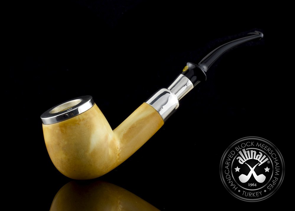 altinay-spigot-apple-meerschaumpfeife-silber-acryl-2 image 2