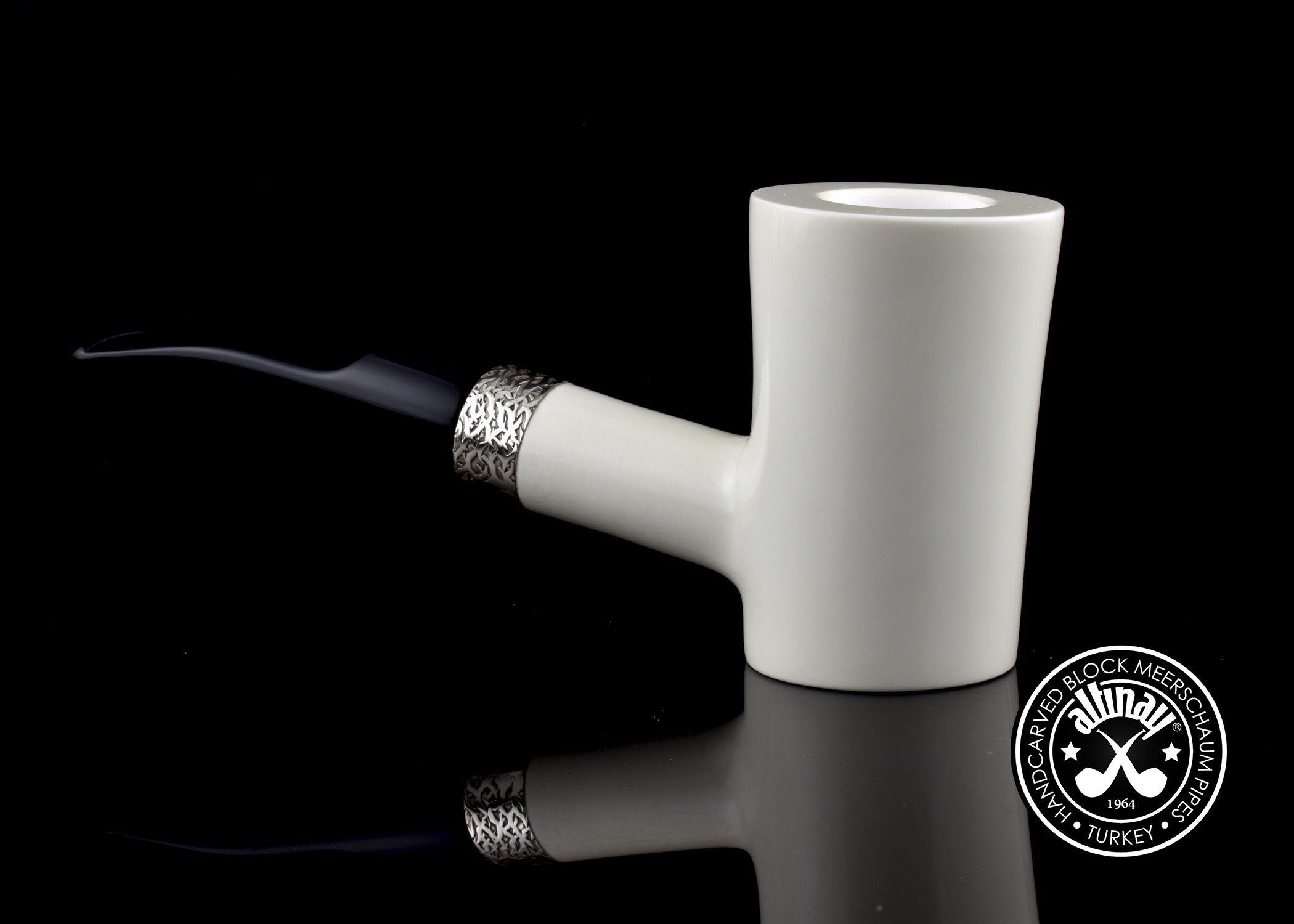 altinay-classic-cherrywood-meerschaumpfeife-silberring image 2