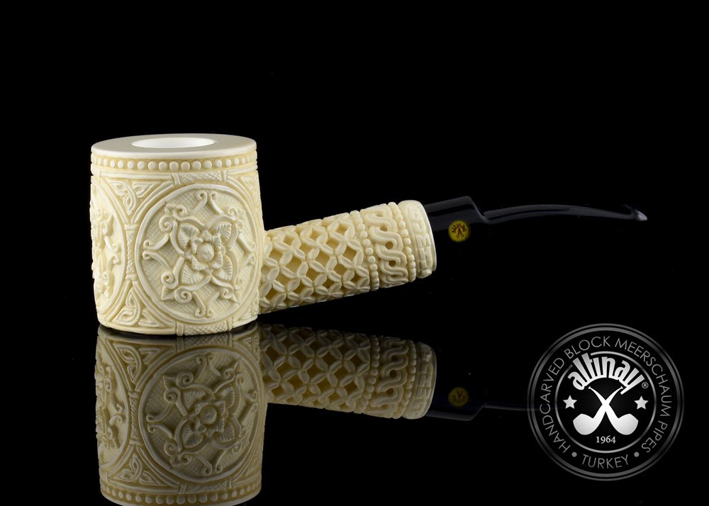 altinay-deep-carved-poker-meerschaumpfeife-natur image 2