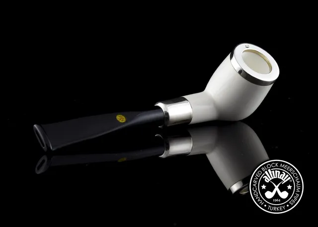 altinay-spigot-army-billiard-meerschaumpfeife-silber-4 image 1
