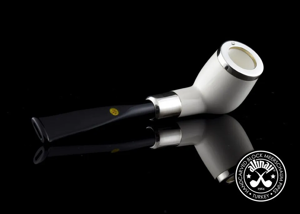 altinay-spigot-army-billiard-meerschaumpfeife-silber-4 image 1