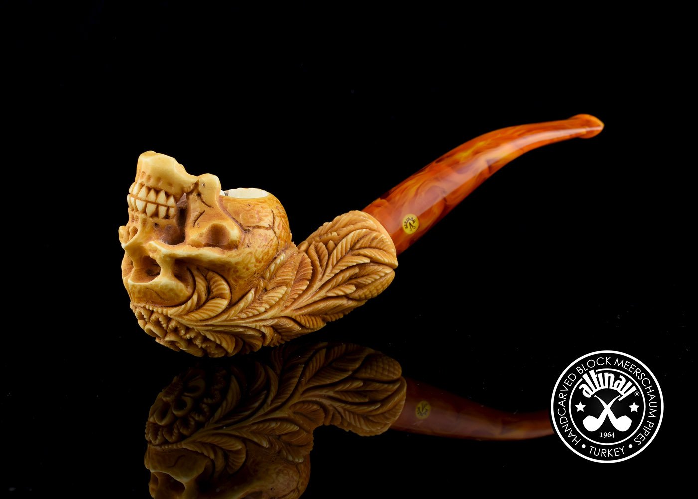 altinay-classic-skull-meerschaumpfeife-totenkopf-figur image 2