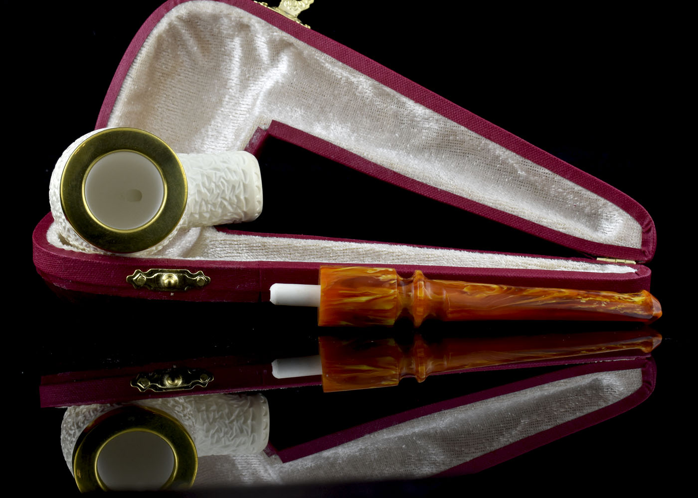 altinay-classic-meerschaumpfeife-billiard-messingkappe image 5