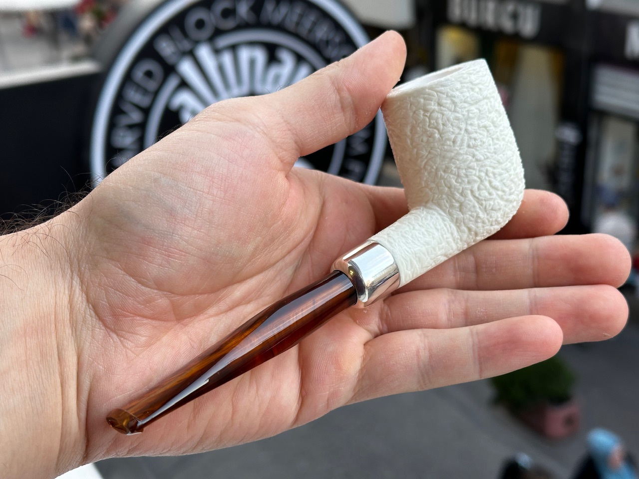 altinay-billiard-silver-army-meerschaumpfeife-natur image 2