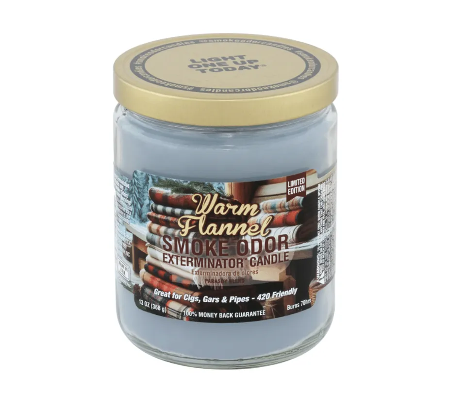 smoke-odor-exterminator-duftkerze-warm-flannel-368g image 1