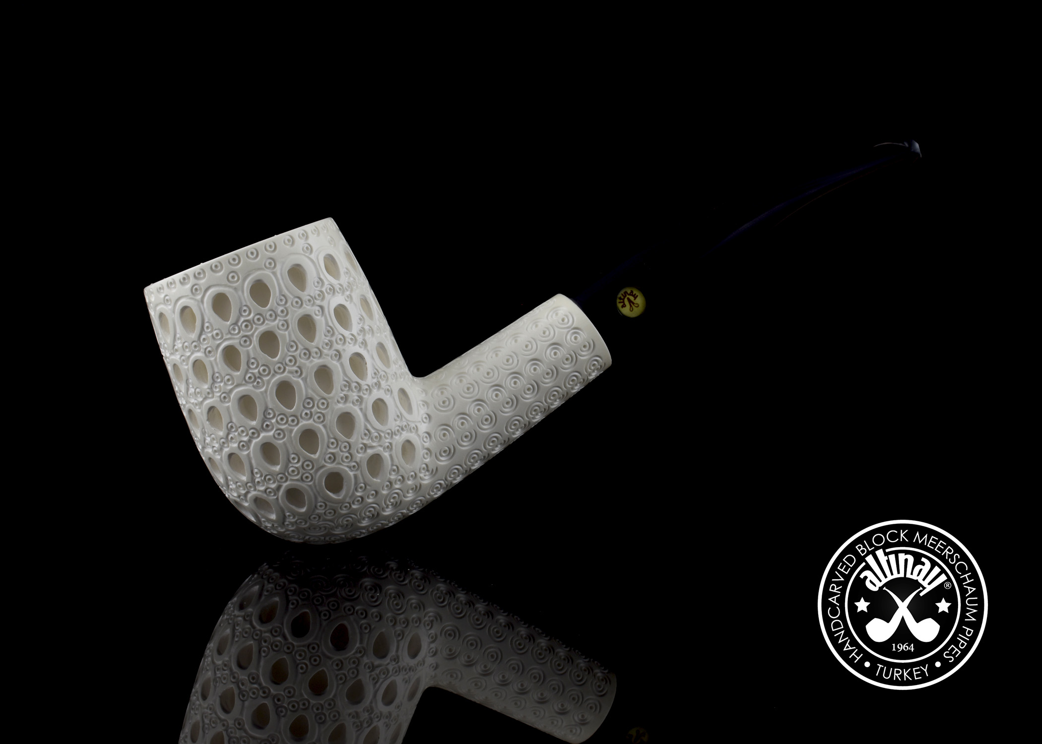 altinay-classic-meerschaumpfeife-billiard-glatt-natur-3 image 2