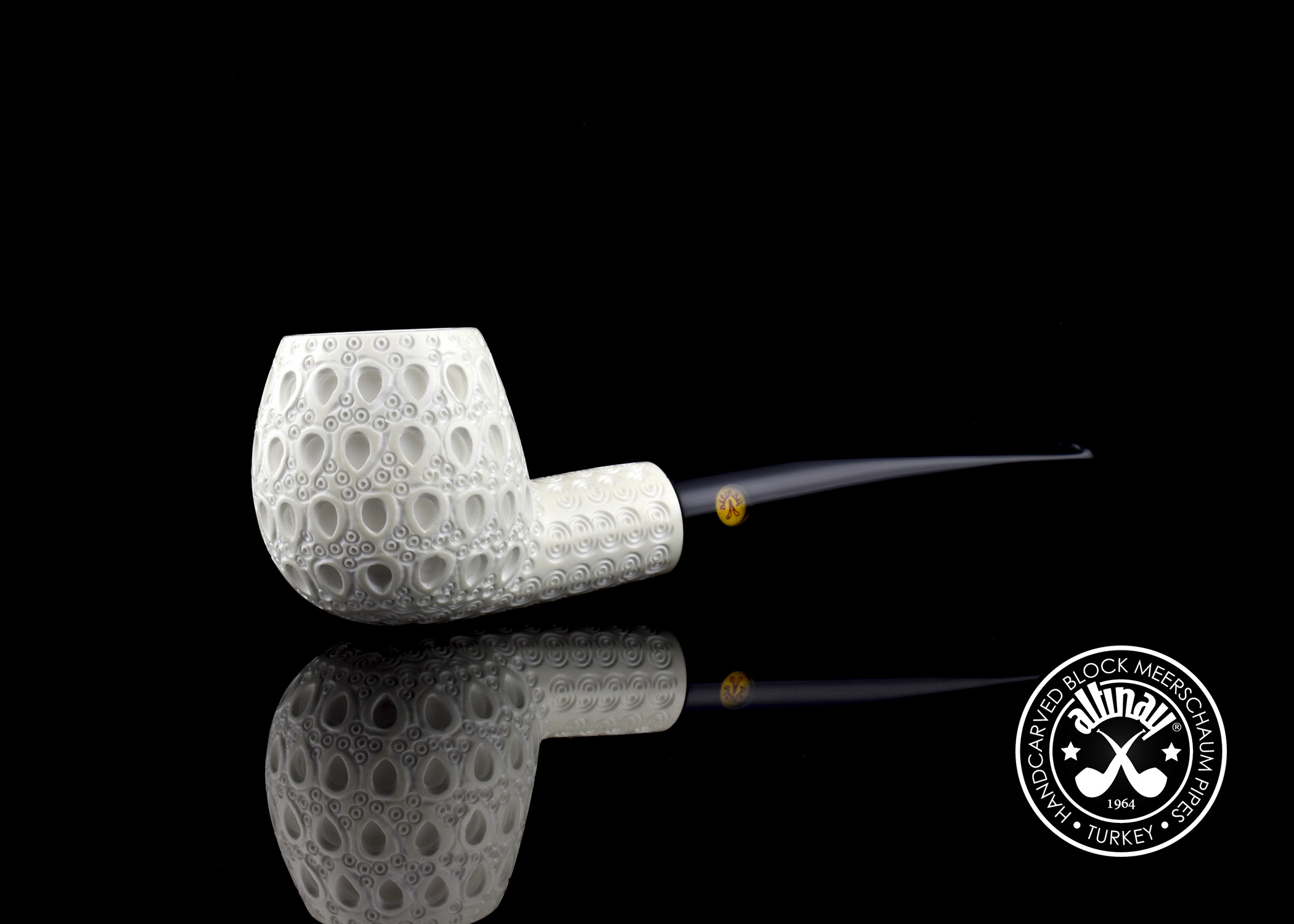 altinay-classic-apple-meerschaumpfeife-glatt-blockmeerschaum image 1