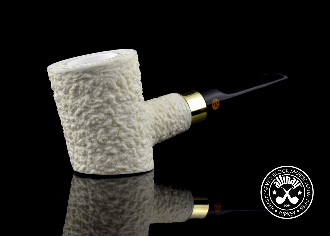 altinay-classic-poker-meerschaumpfeife-messingring image 5