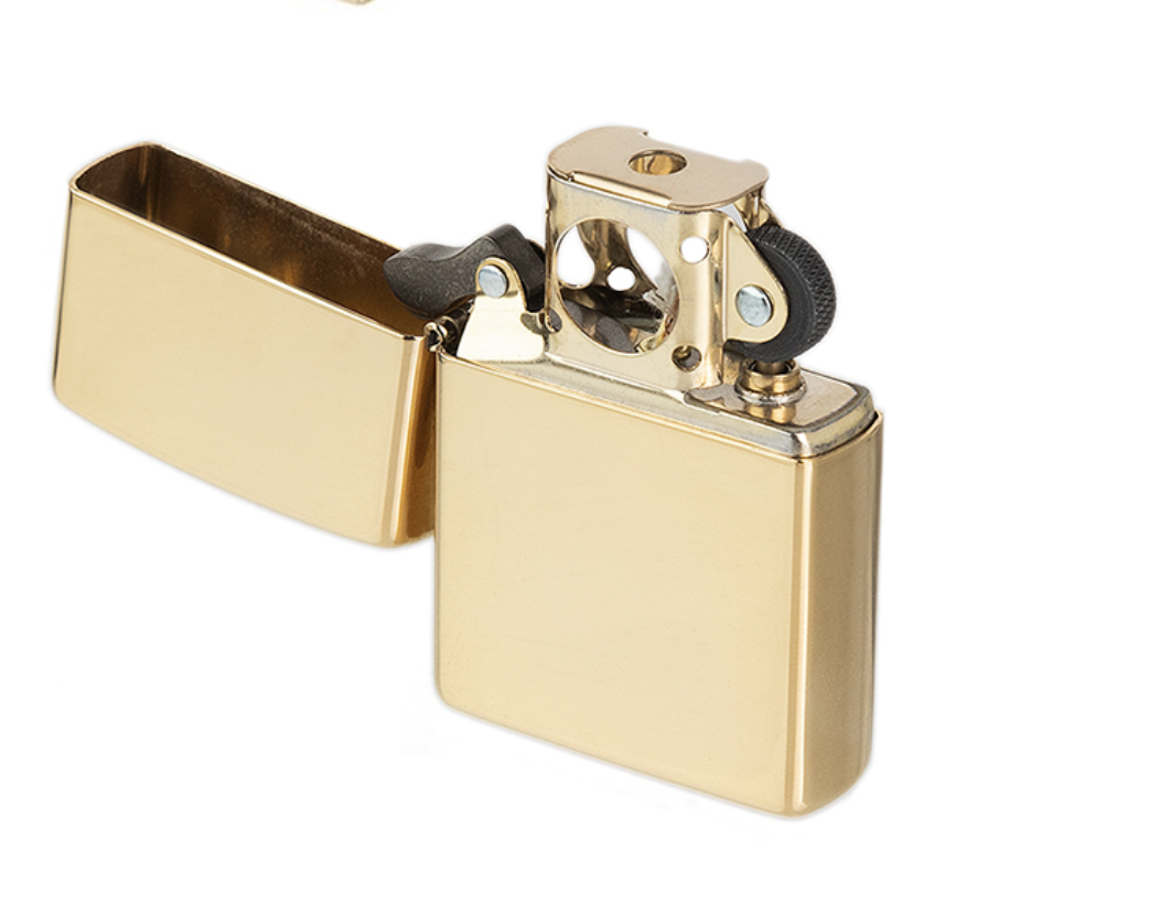 zippo-high-polish-brass-pfeifenfeuerzeug-messing-hochglanz-benzin image 2