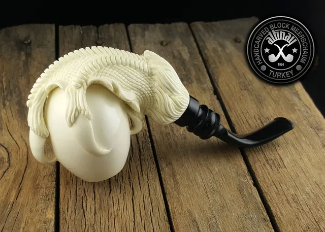 altinay-eagle-s-claw-meerschaumpfeife-mit-etui-adler image 1