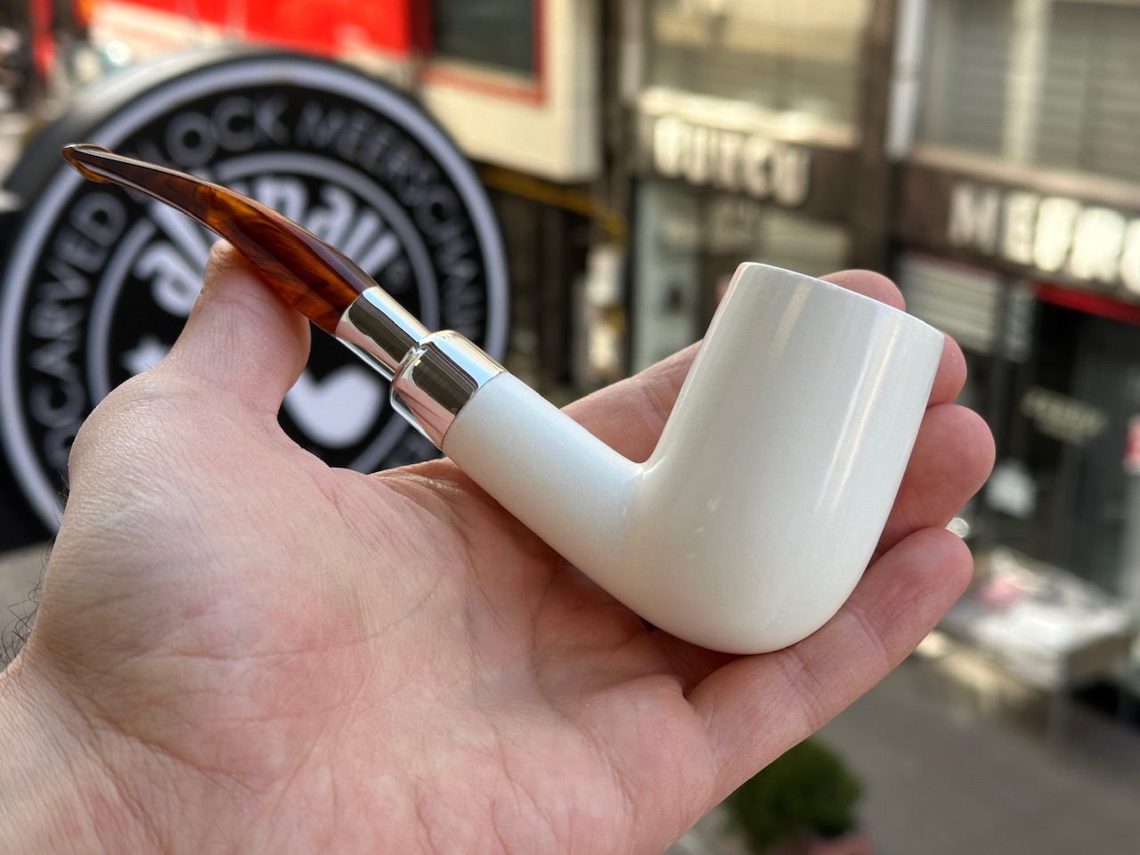 altinay-translucent-xl-billiard-meerschaumpfeife-silber-spigot image 4