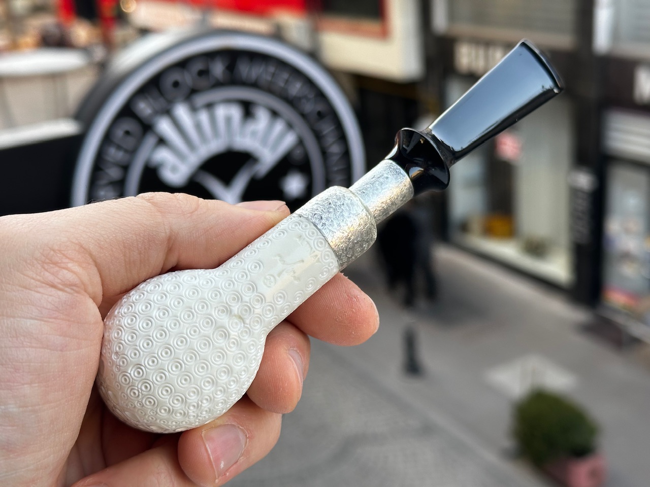 altinay-spigot-army-top-silver-billiard-meerschaumpfeife image 7