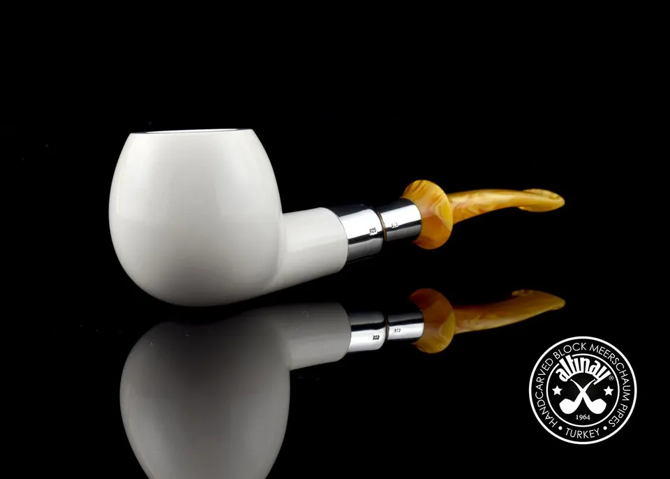 altinay-spigot-army-apple-meerschaumpfeife-silber-2 image 1