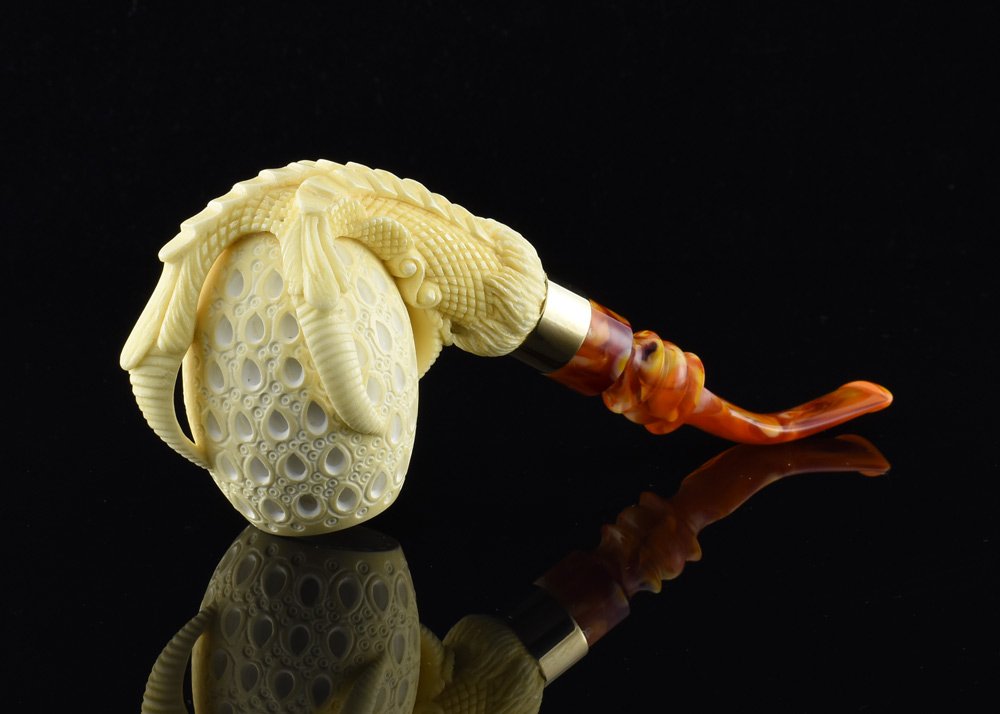 altinay-eagle-s-claw-meerschaumpfeife-messingring image 4
