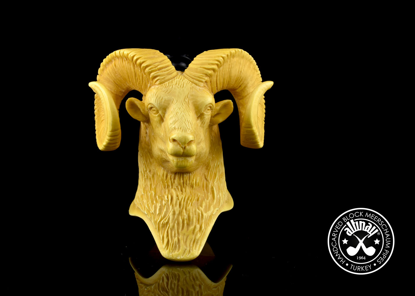 altinay-classic-dal-sheep-ram-meerschaumpfeife-figur image 1