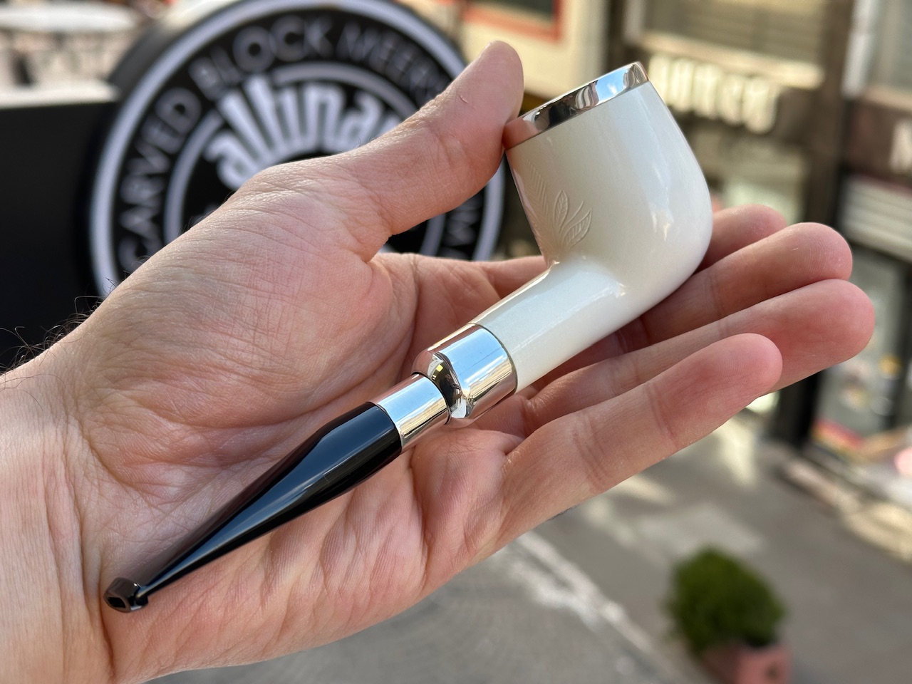 altinay-translucent-top-silver-billiard-meerschaumpfeife-a image 2
