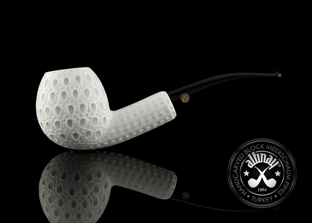 altinay-classic-bent-apple-meerschaumpfeife-set-mit-stopfer image 2
