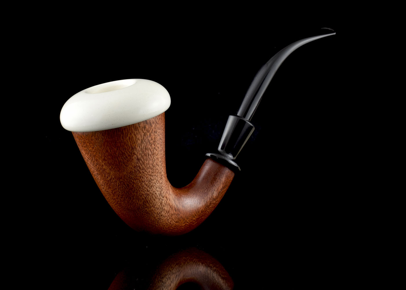 altinay-calabash-okoume-medium-tabakpfeife-mit-meerschaumeinsatz image 2
