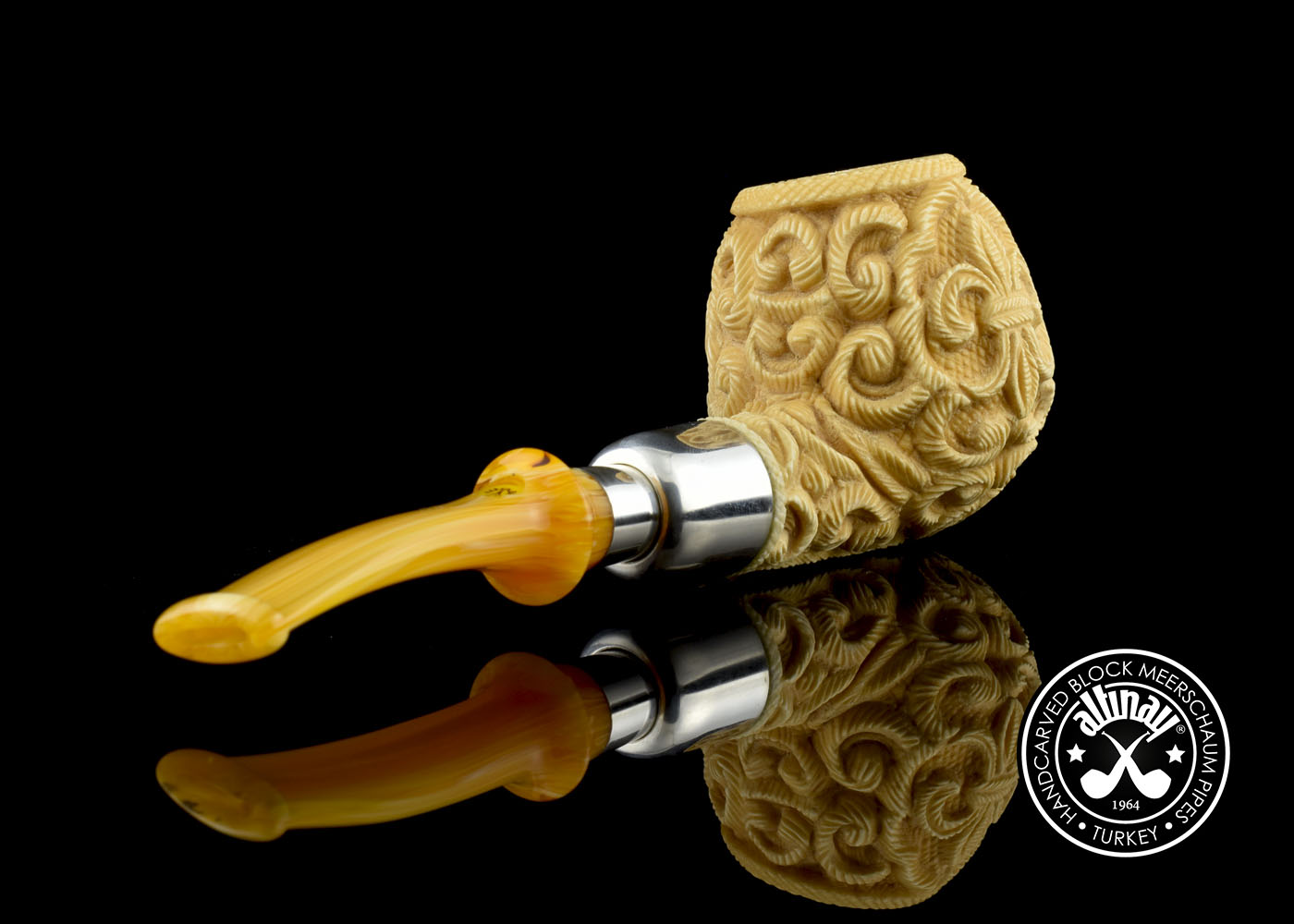 altinay-spigot-apple-meerschaumpfeife-silber-spigot image 4