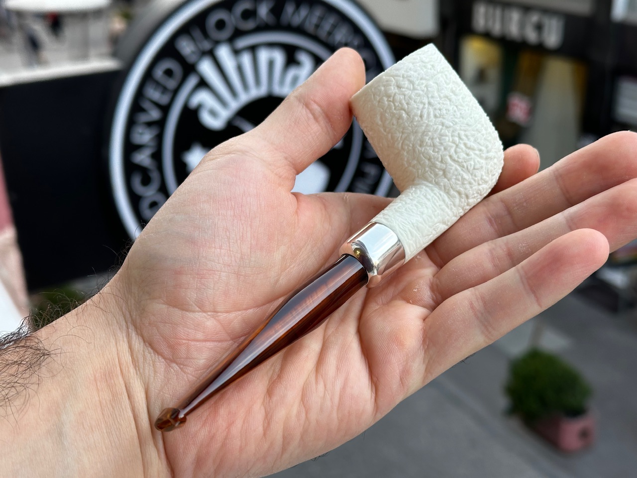 altinay-billiard-silver-army-meerschaumpfeife-natur image 4