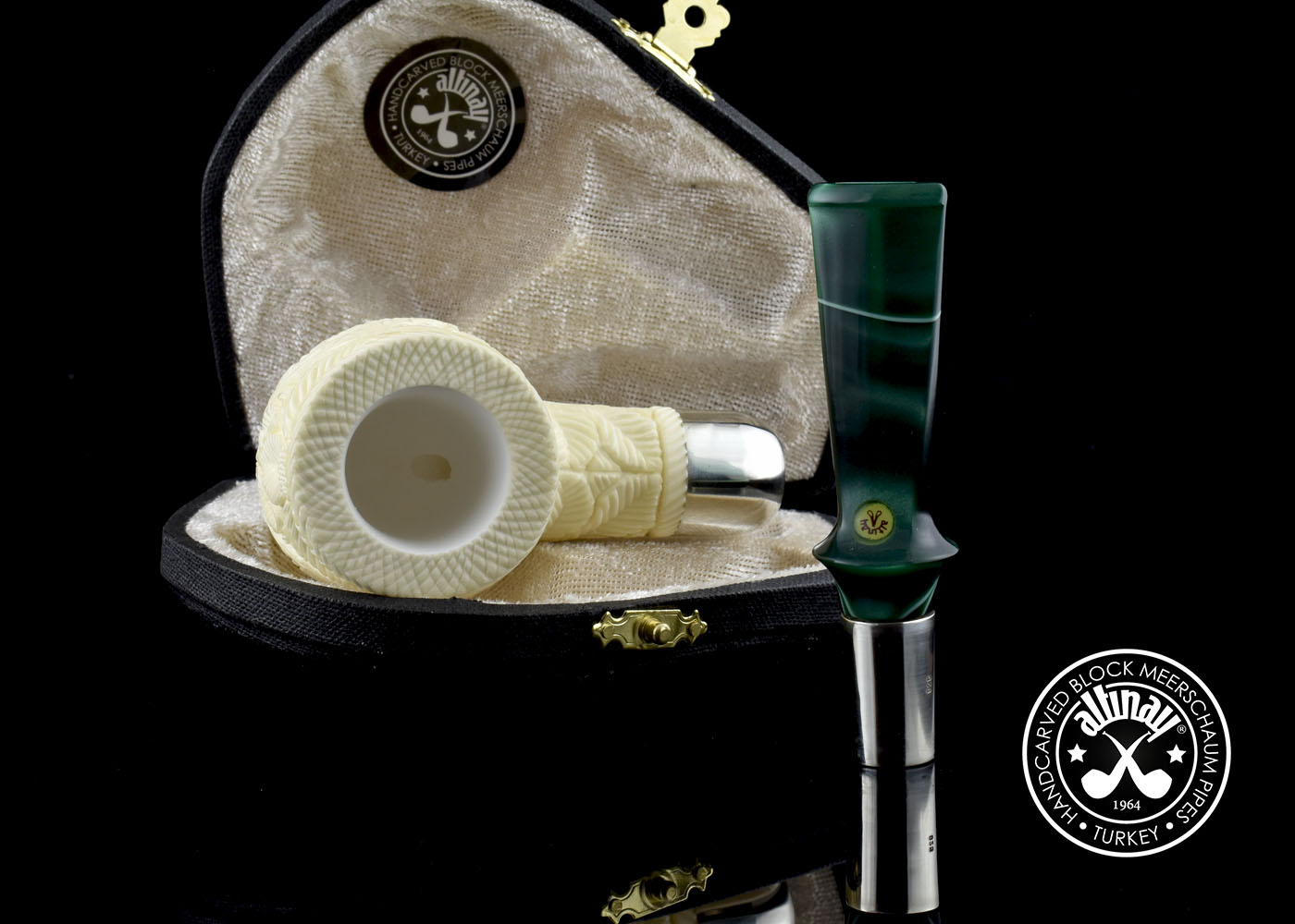 altinay-spigot-billiard-silver-meerschaumpfeife-gerade image 7