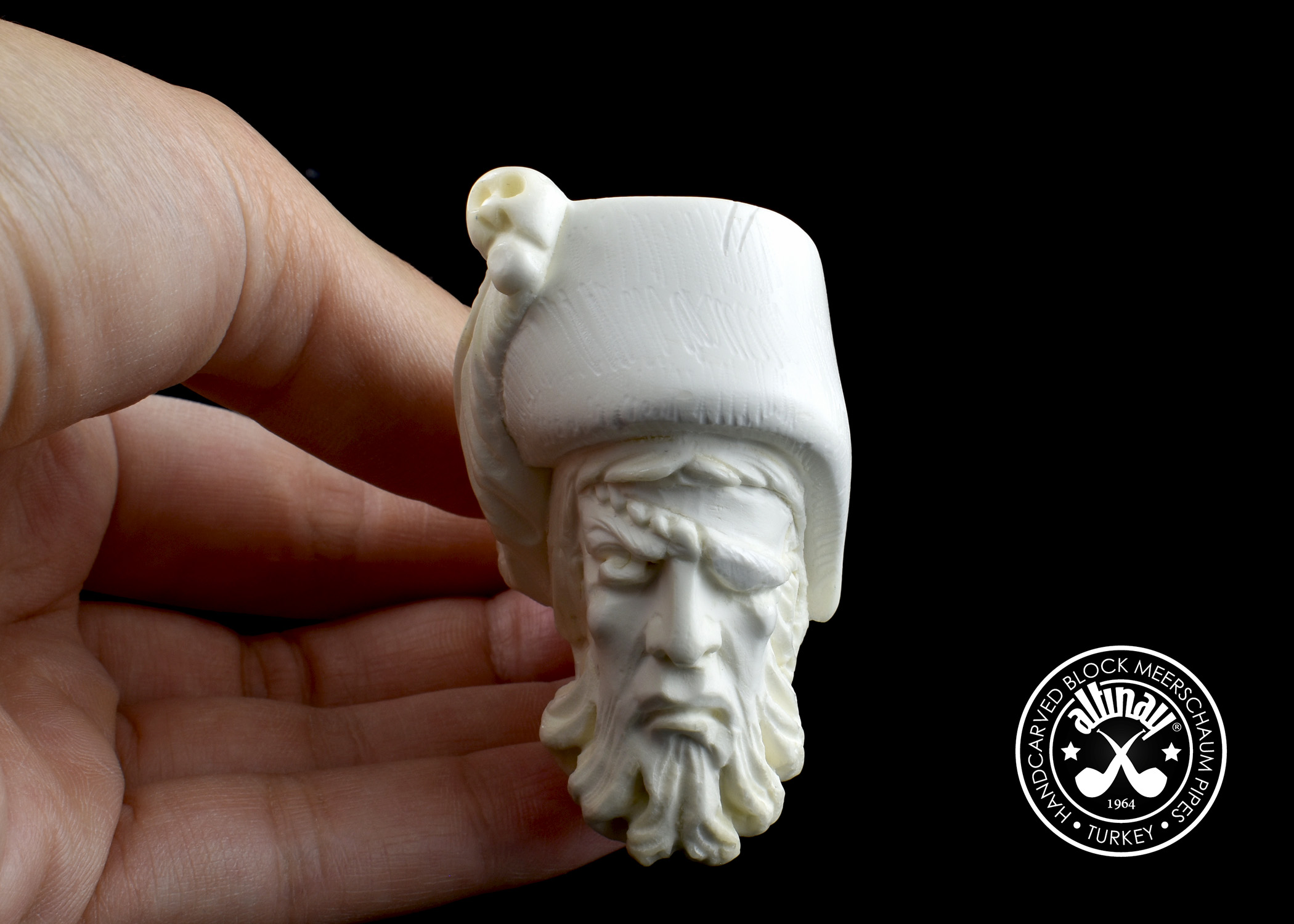 altinay-classic-pirate-meerschaumpfeife-figur-natur image 1