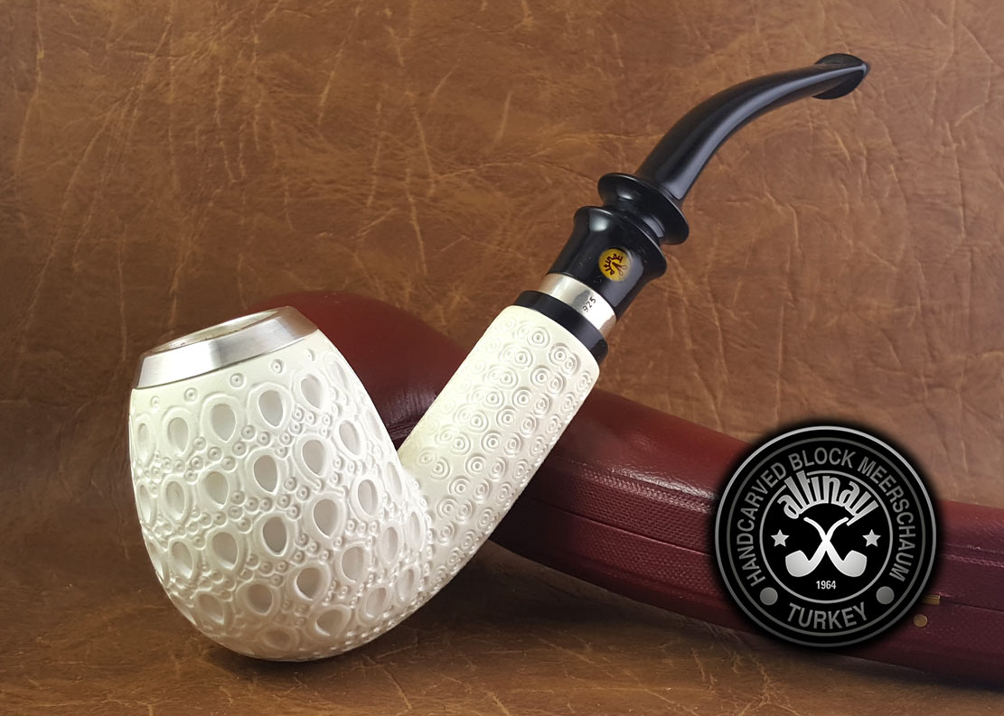 altinay-classic-egg-meerschaum-tabakpfeife-silber image 2