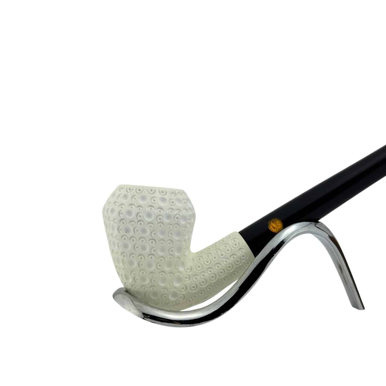 sms-meerschaum-pebbled-lattice-meerschaumpfeife-churchwarden image 3