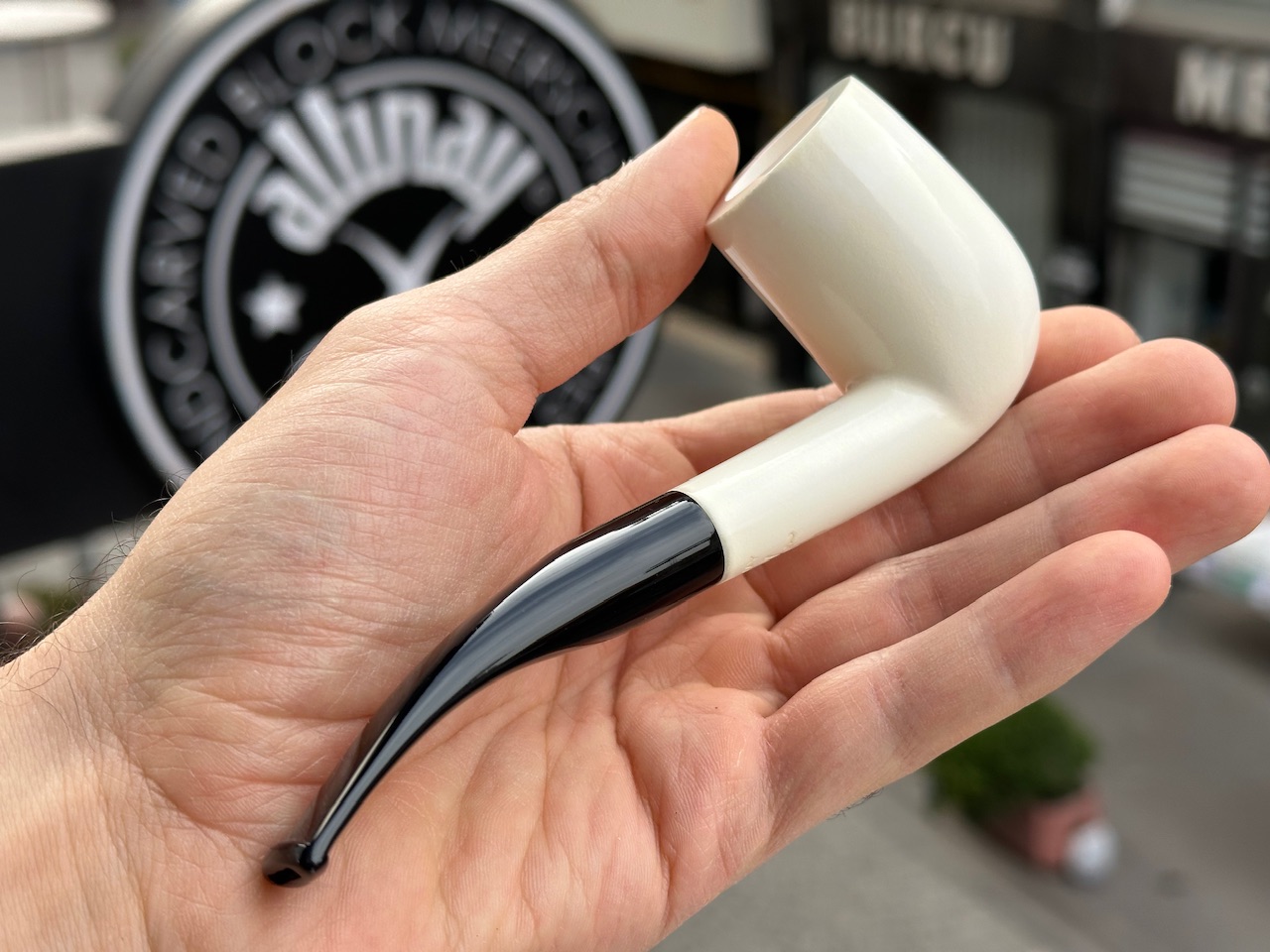altinay-classic-billiard-meerschaumpfeife-glatt-natur-6 image 2