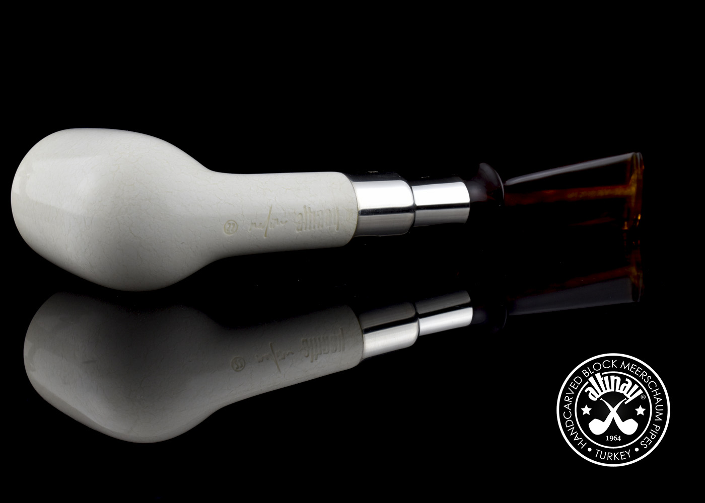 altinay-translucent-billard-meerschaumpfeife-silberspigot image 6