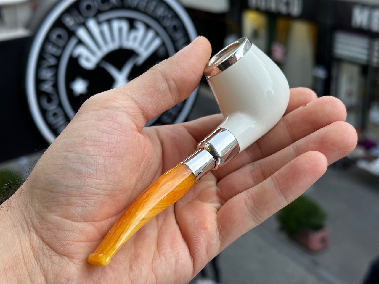 altinay-spigot-top-silver-brandy-meerschaumpfeife-silber image 2