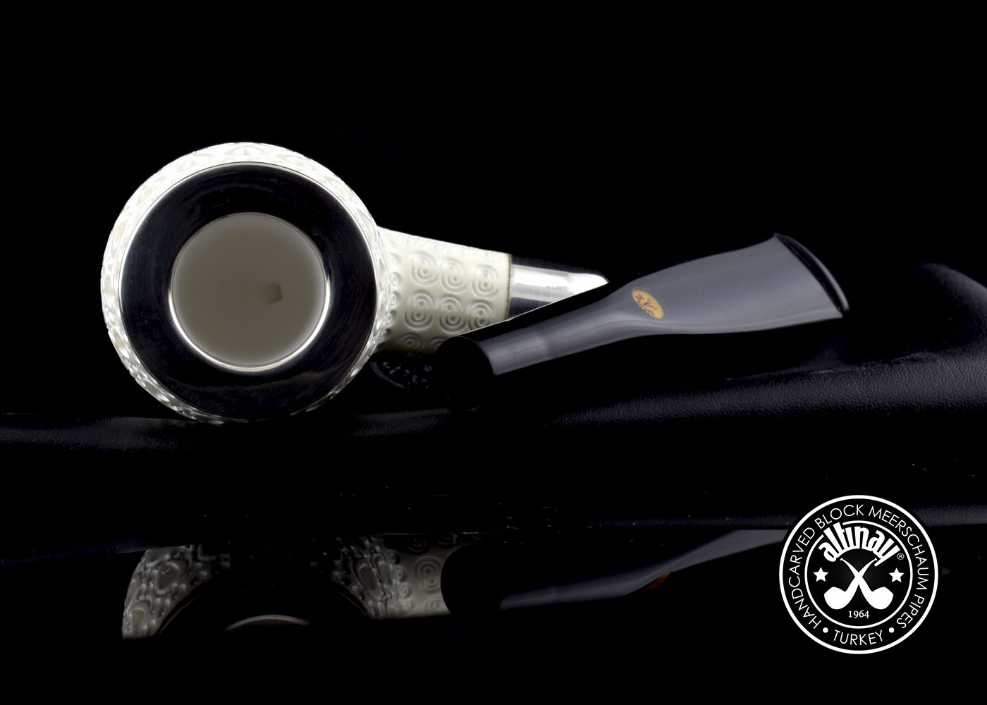 altinay-army-top-apple-meerschaumpfeife-silber image 6