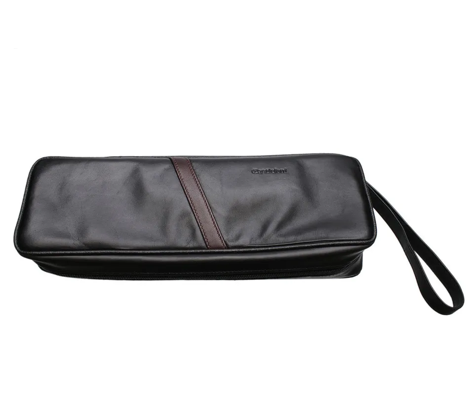 castleford-churchwarden-pfeifenetui-leder-schwarz-f-r-lange-pfeifen image 1