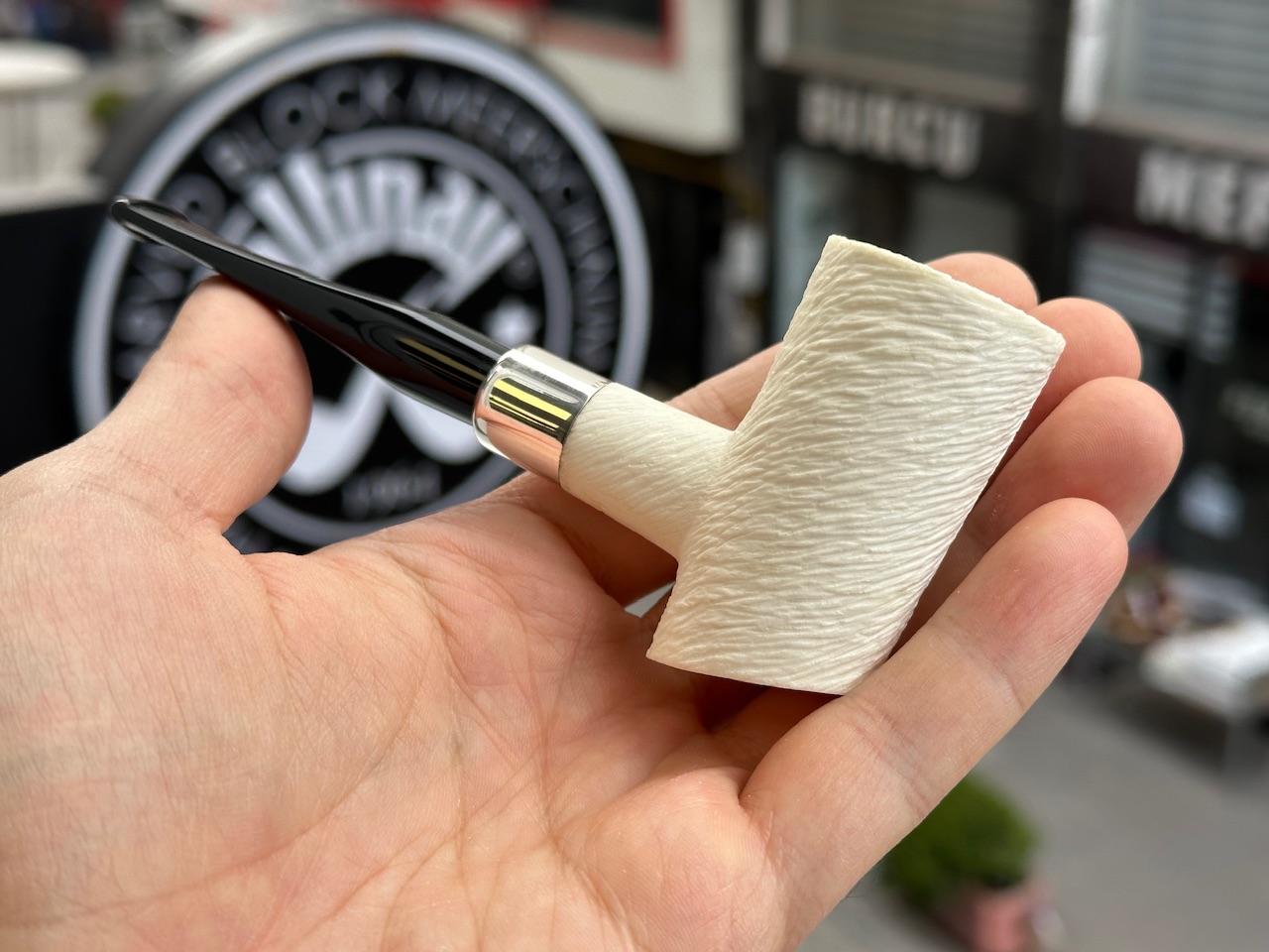 altinay-spigot-poker-meerschaumpfeife-silber-langer-stiel image 5