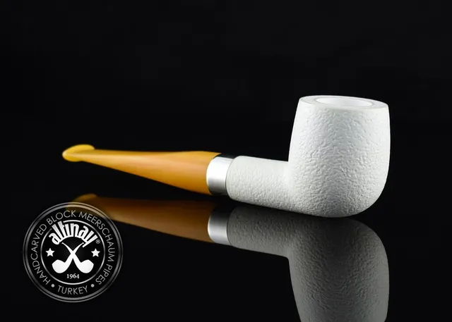 altinay-classic-billiard-meerschaumpfeife-silberband-acryl image 1