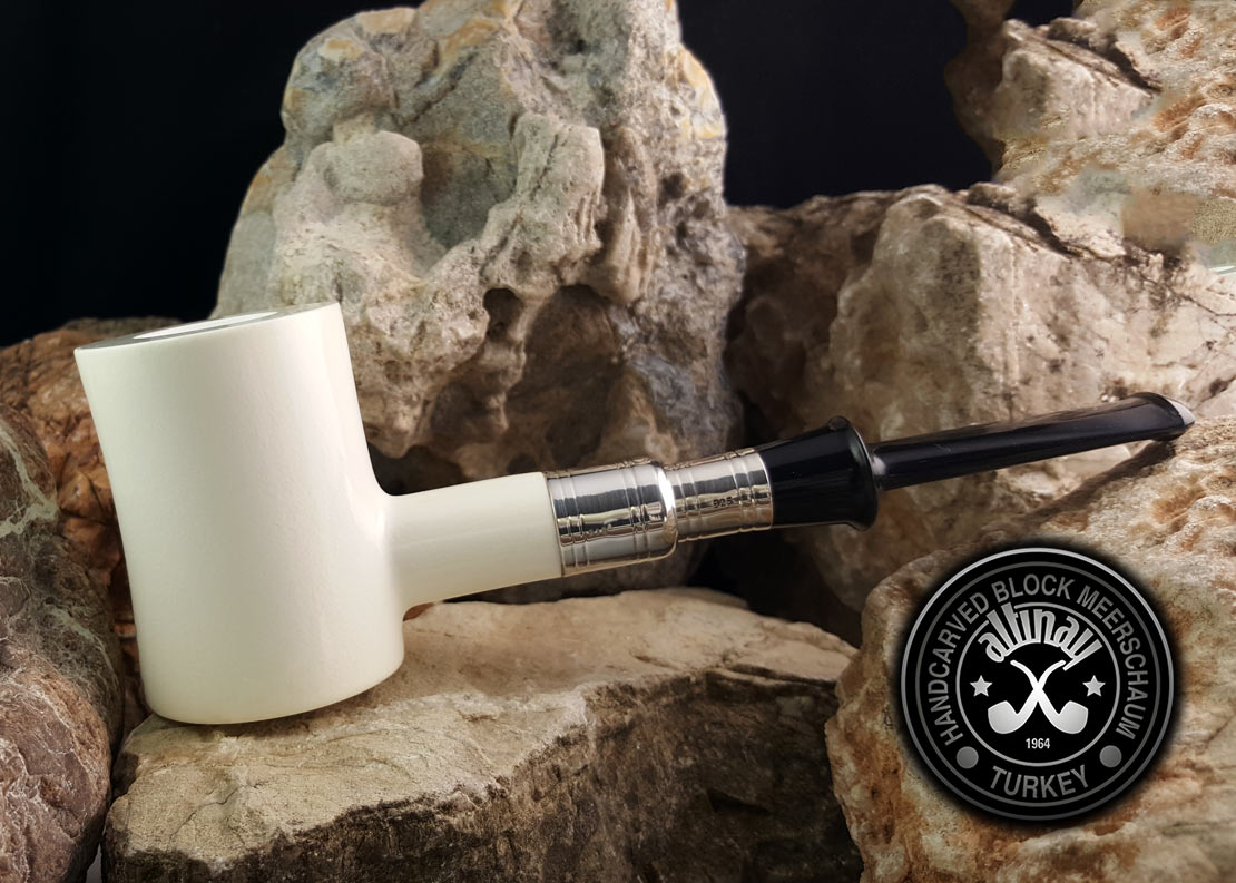 altinay-spigot-poker-meerschaumpfeife-silber-standpfeife image 3