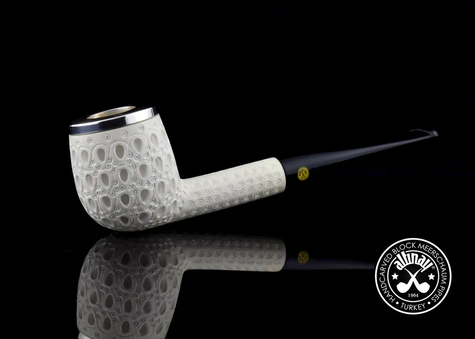 altinay-classic-top-silver-billard-meerschaumpfeife-glatt image 1