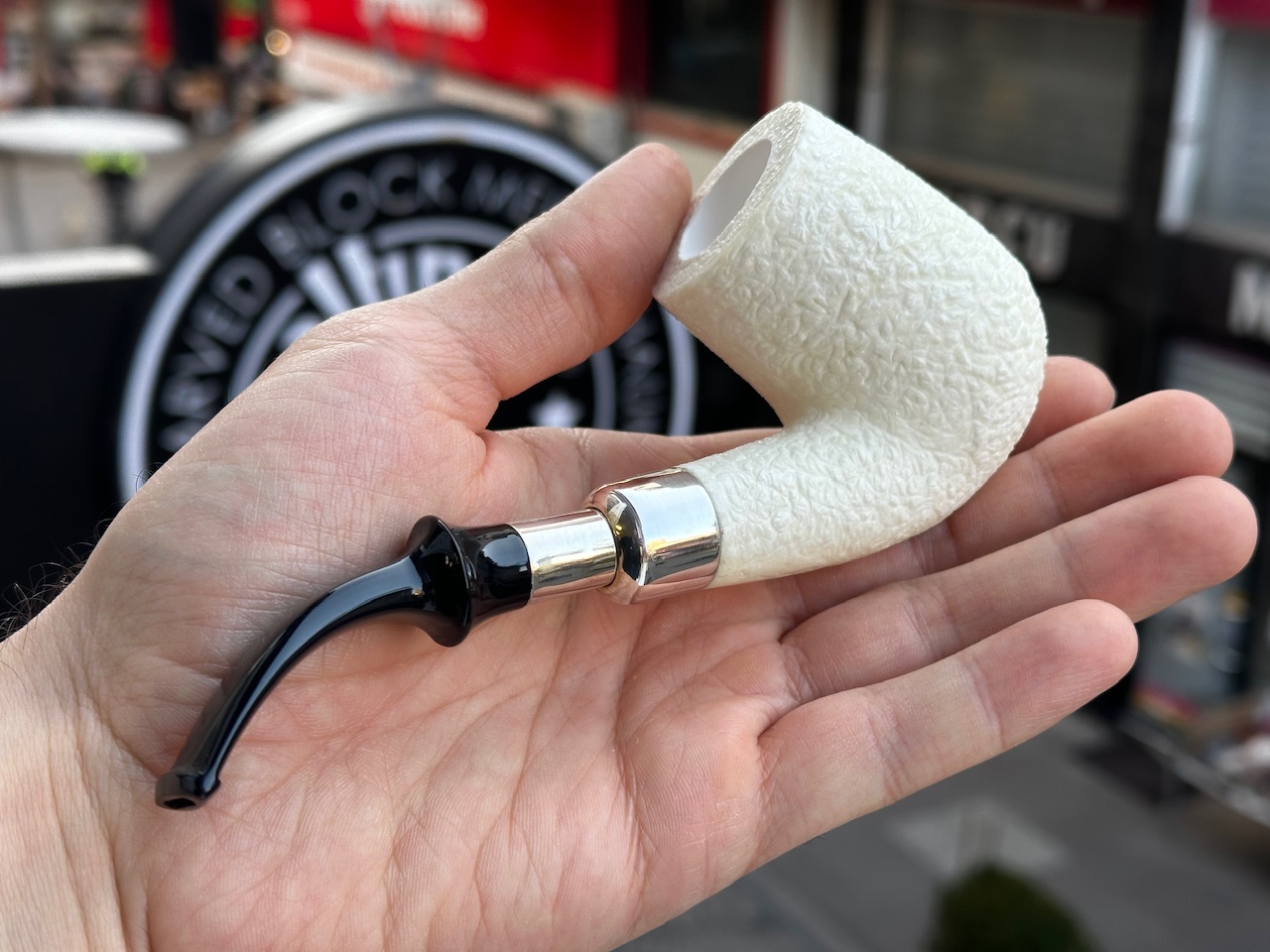 altinay-spigot-army-billiard-silver-spigot-meerschaumpfeife image 2