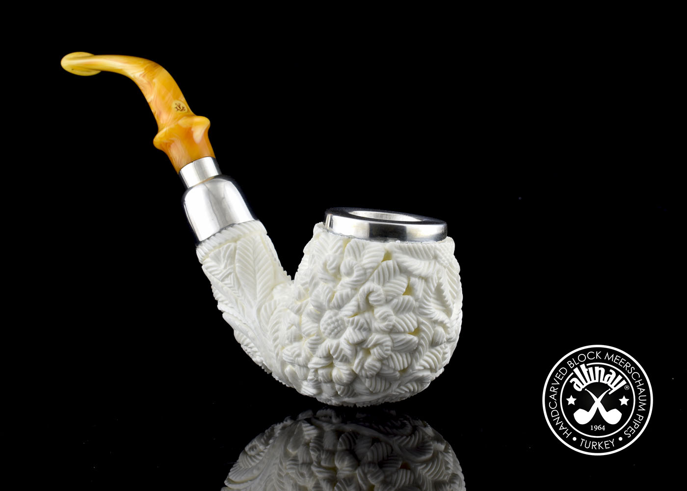 altinay-spigot-apple-meerschaumpfeife-silber-rund image 4