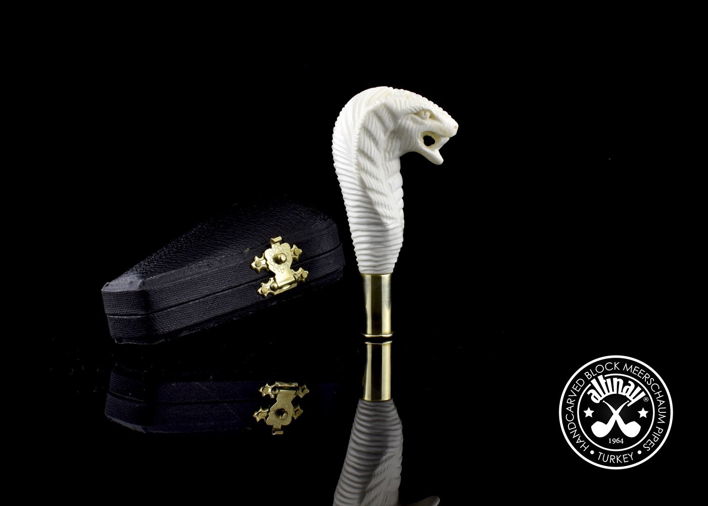 altinay-cobra-meerschaum-pfeifenstopfer-mit-bullet-case image 1