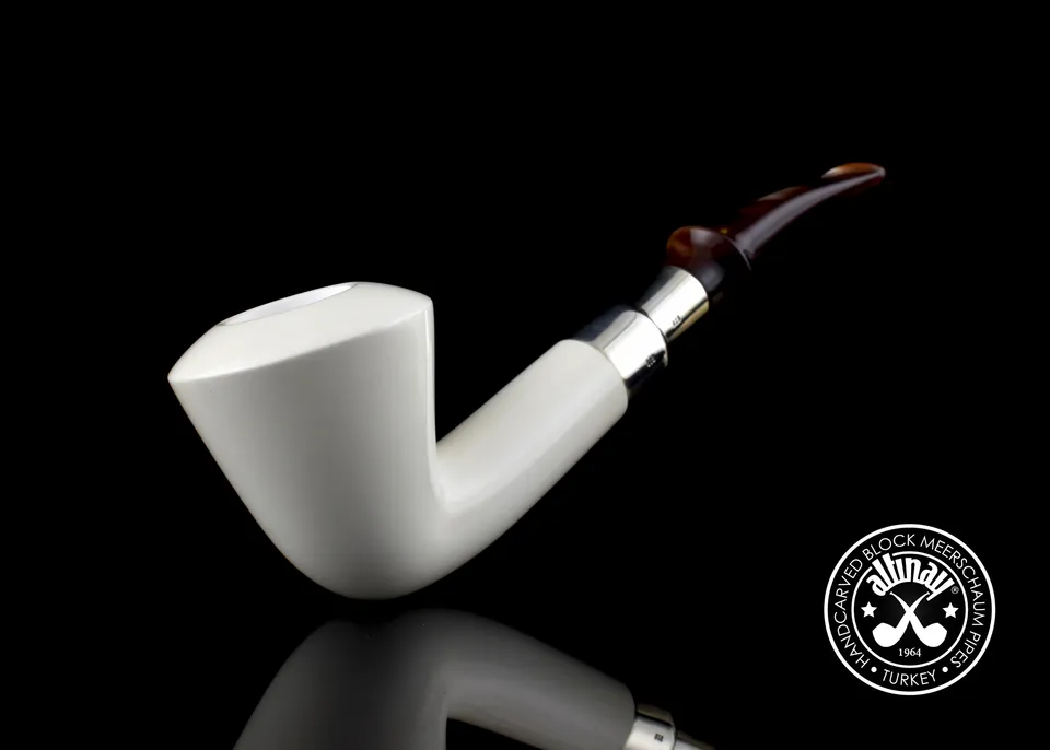 altinay-spigot-dublin-meerschaumpfeife-silberring image 1