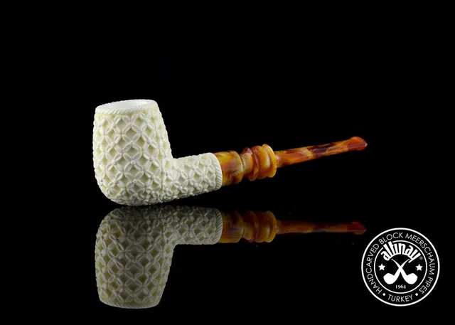 altinay-classic-deep-carved-billiard-pfeife-meerschaum image 1