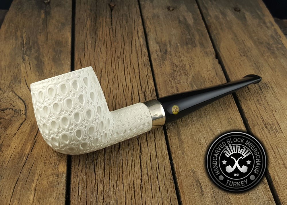 altinay-billiard-meerschaumpfeife-silberband-etui image 4