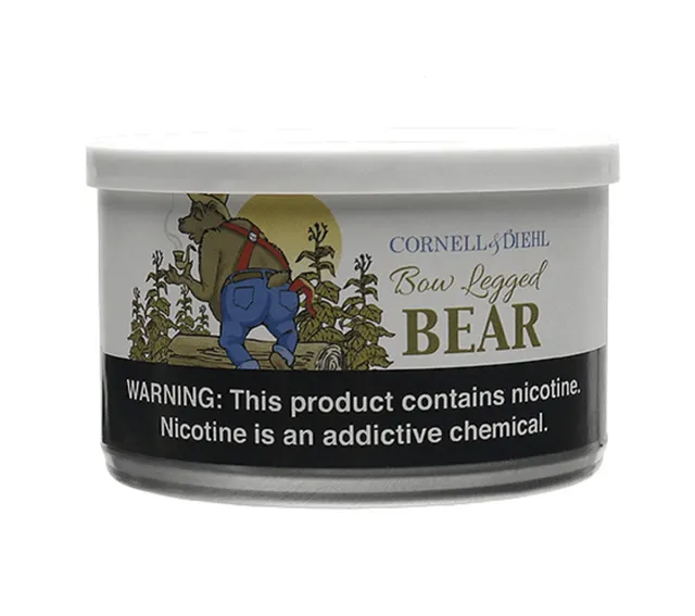 cornell-diehl-bow-legged-bear-pfeifentabak-2oz-english-blend image 1