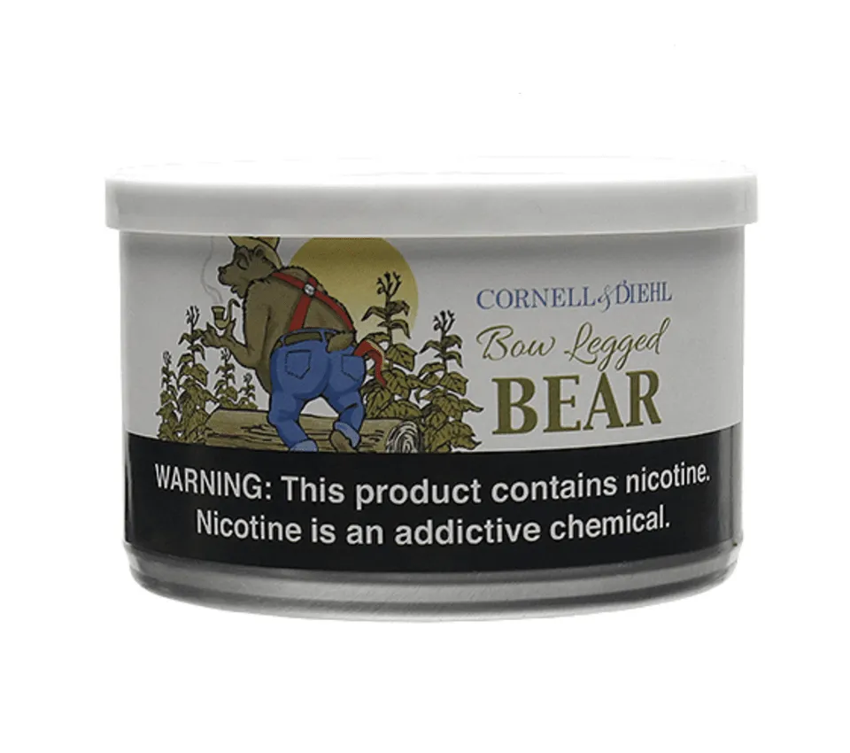 cornell-diehl-bow-legged-bear-pfeifentabak-2oz-english-blend image 1