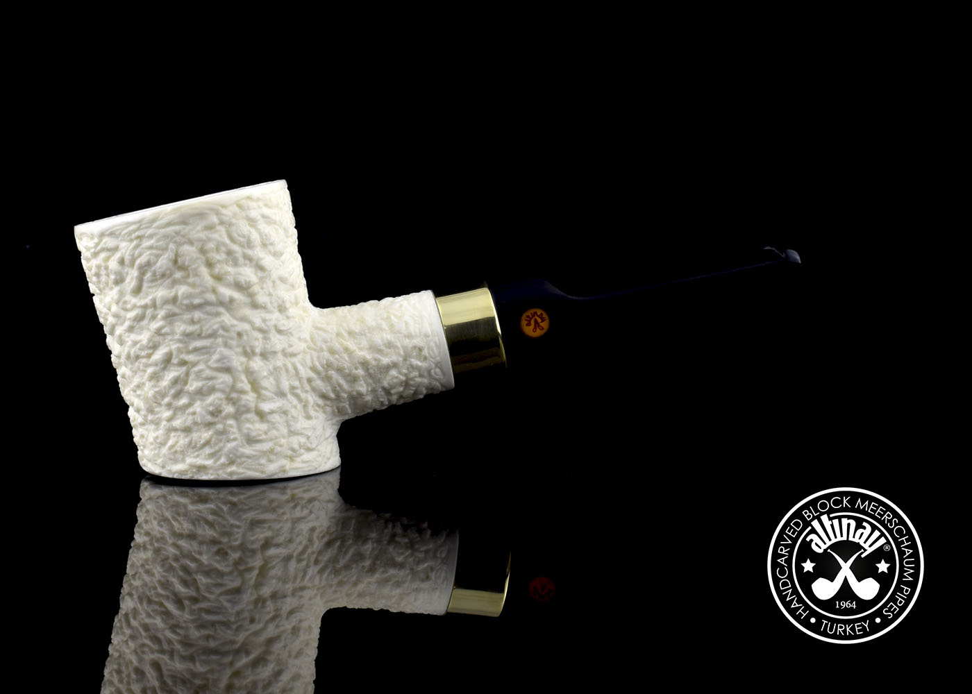 altinay-classic-poker-meerschaumpfeife-messingring image 6